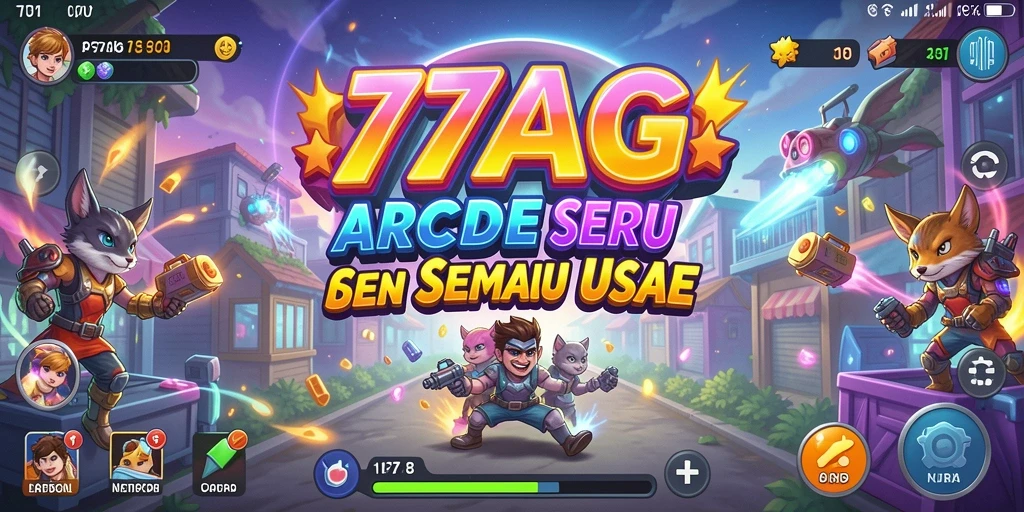 Tampilan utama gameplay 77AG yang penuh keseruan dan tantangan.