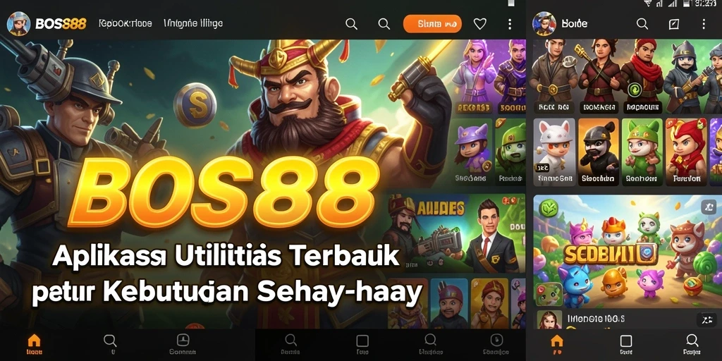 Tampilan antarmuka BOS88 yang sederhana dan menarik.