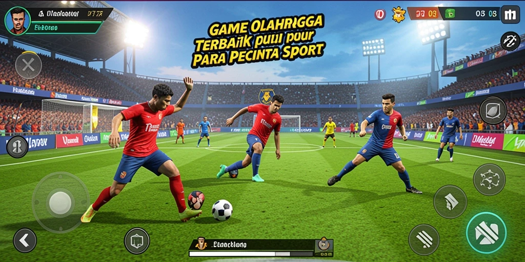Tangkapan layar H03 menampilkan aksi intens di arena olahraga.