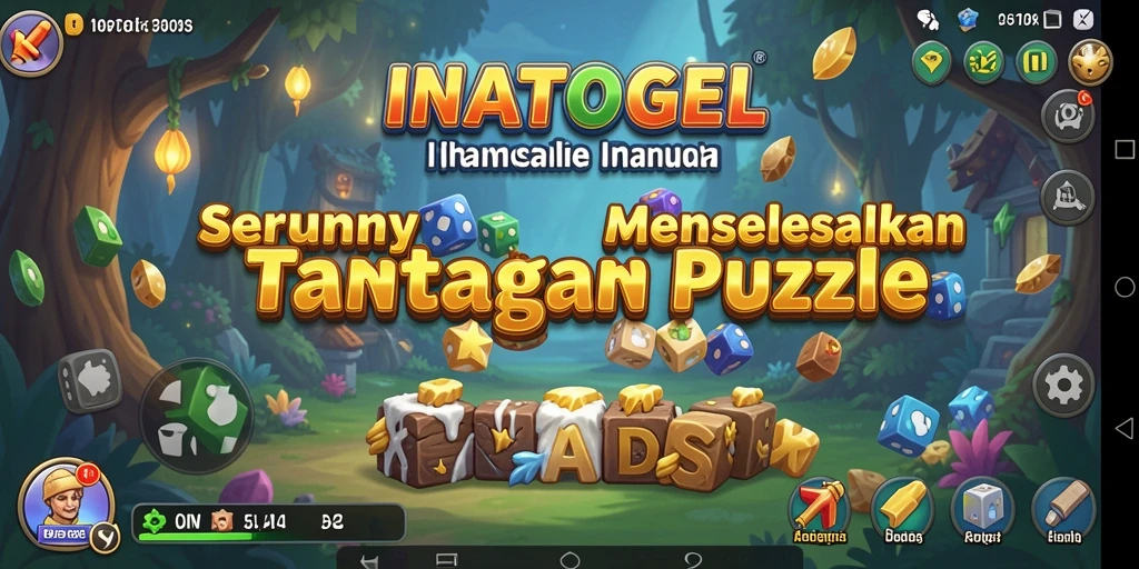 Gameplay puzzle seru di INATOGEL dengan variasi tantangan yang menarik.
