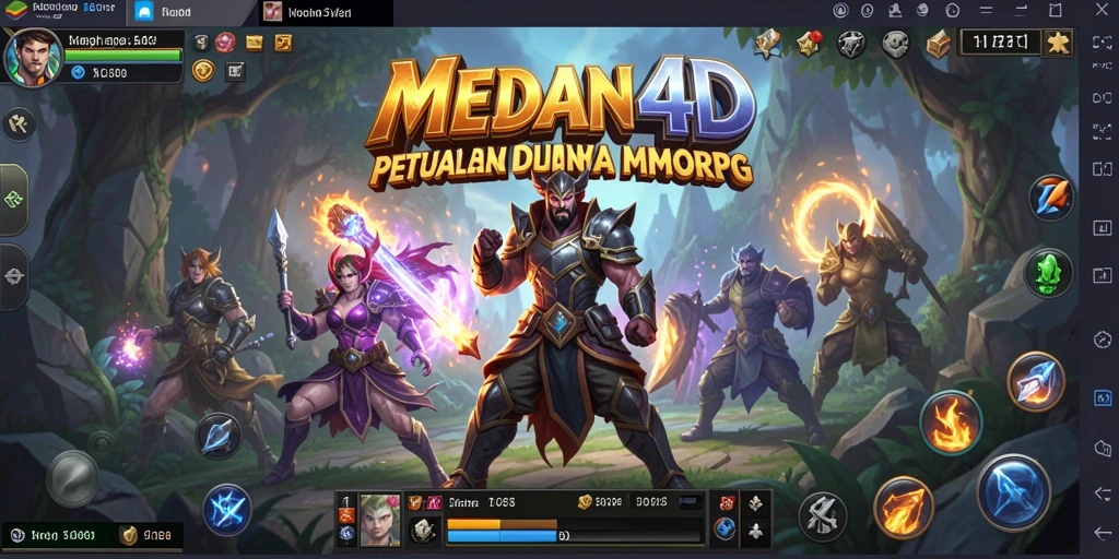 Tampilan gameplay MEDAN4D yang seru dan mendebarkan.