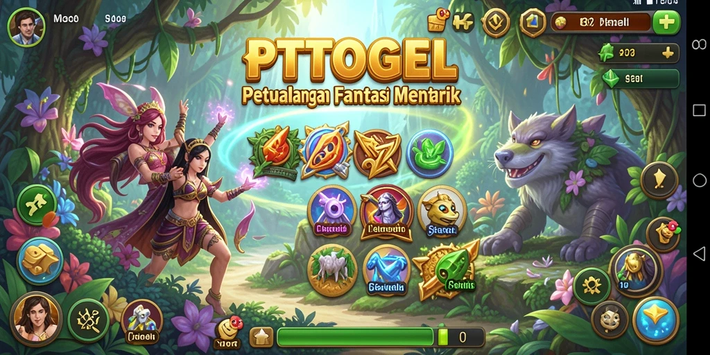 Tampilan gameplay <strong>PTTOGEL</strong> yang memikat dalam dunia fantasi RPG.