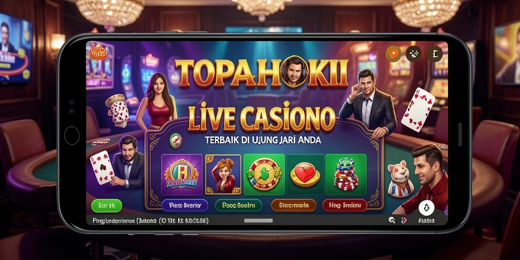 Screenshot utama TOPANHOKI menunjukkan gameplay Live Casino yang mengasyikkan.